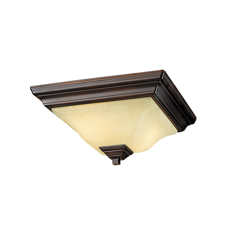 Millennium 732-EB Two Light Flushmount, Euro Bronze Finish - LightingWellCo