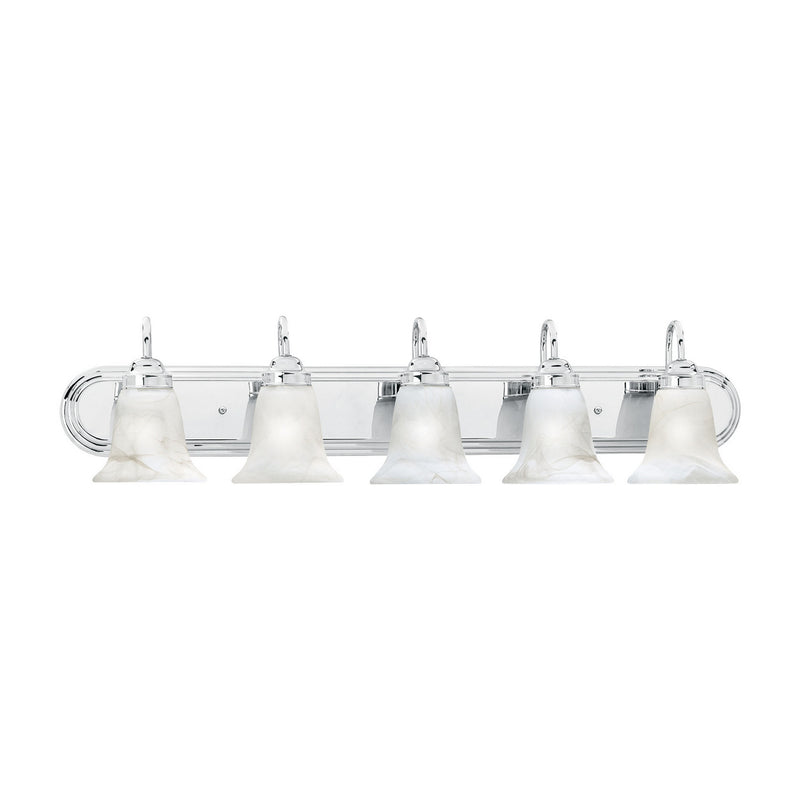 ELK Home SL75854 Five Light Wall Lamp, Chrome Finish - At LightingWellCo