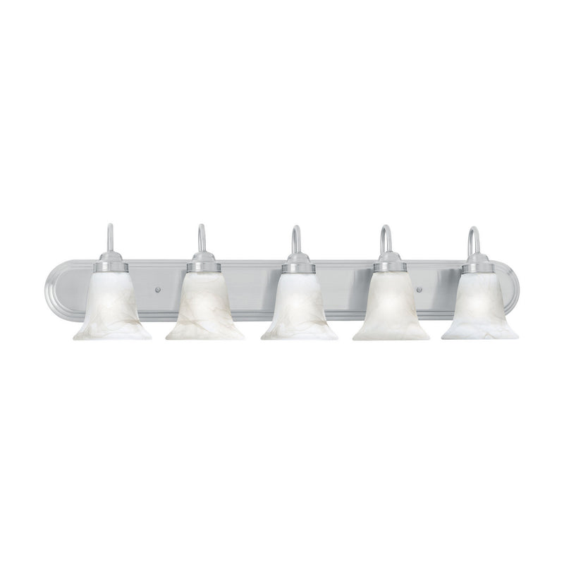 ELK Home SL758578 Five Light Wall Lamp, Brushed Nickel Finish - At LightingWellCo