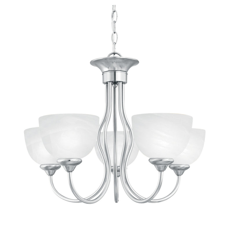 ELK Home SL801578 Five Light Chandelier, Brushed Nickel Finish-LightingWellCo