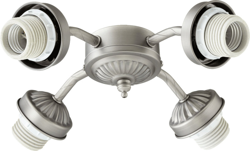 Quorum 2444-8092 LED Fan Light Kit, Antique Silver Finish - LightingWellCo