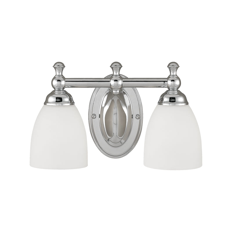 Millennium 622-CH Two Light Vanity, Chrome Finish - LightingWellCo