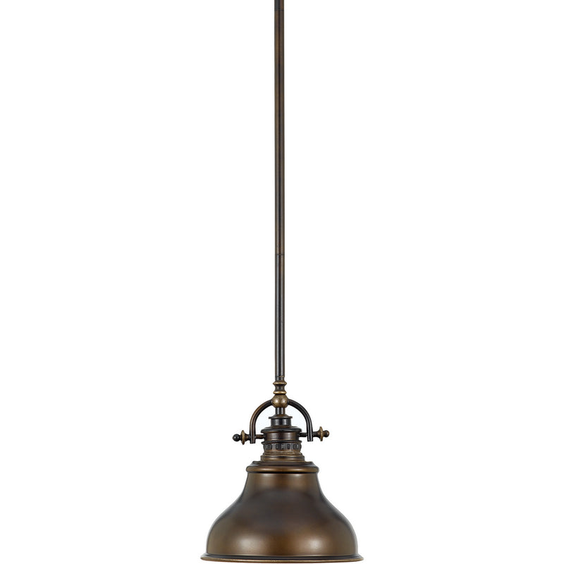 Quoizel ER1508PN One Light Mini Pendant, Palladian Bronze Finish - LightingWellCo