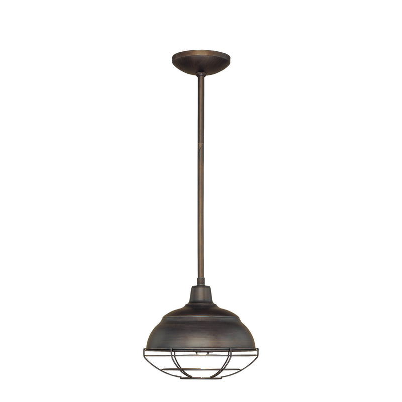 Millennium 5301-RBZ One Light Mini Pendant, Rubbed Bronze Finish - LightingWellCo