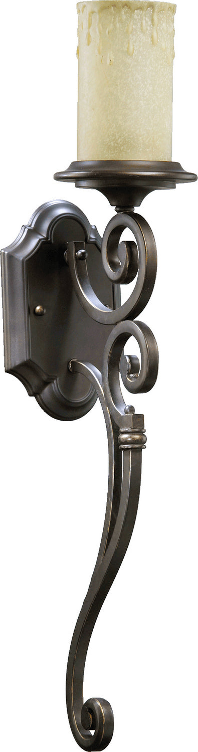 Quorum 5431-1-86 One Light Wall Mount, Oiled Bronze Finish - LightingWellCo