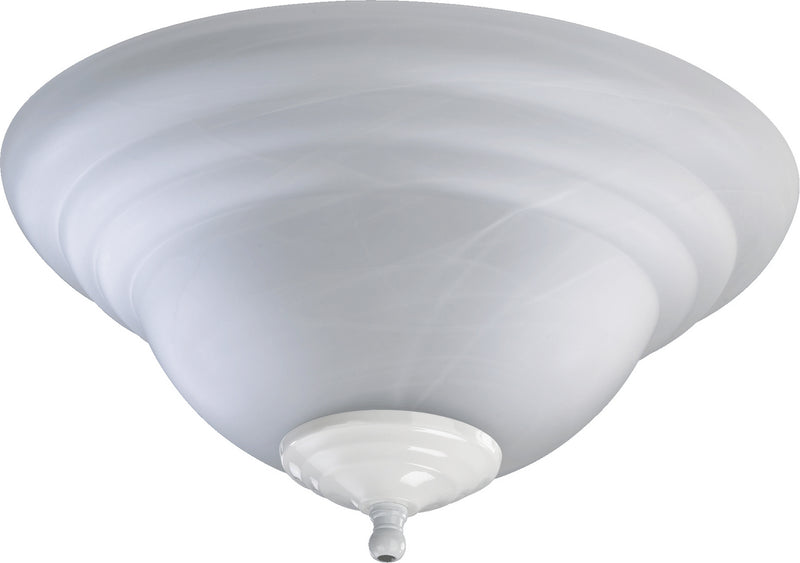 Quorum 1133-801 LED Fan Light Kit, Satin Nickel / White Finish - LightingWellCo