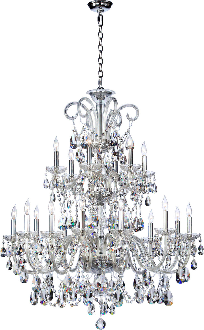 Quorum 630-18-514 18 Light Chandelier, Chrome Finish - LightingWellCo