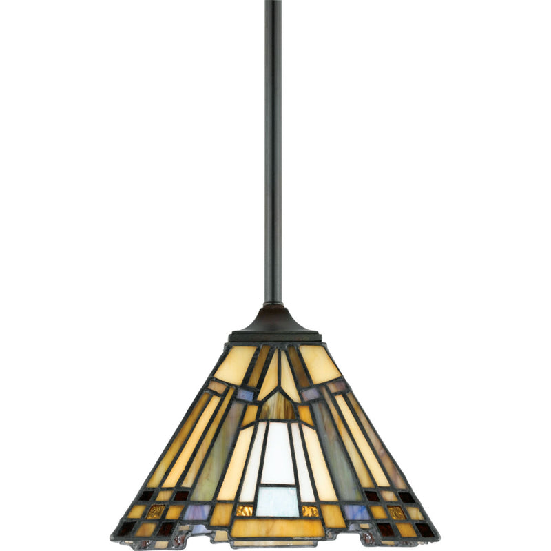 Quoizel TFIK1508VA One Light Mini Pendant, Valiant Bronze Finish - LightingWellCo