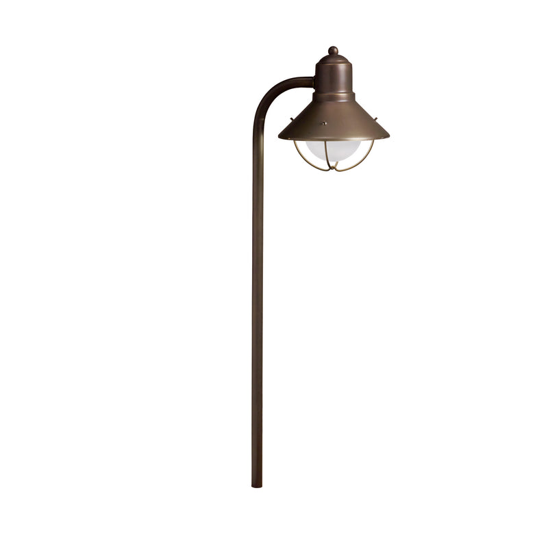 Kichler 15438OZ One Light Path & Spread, Olde Bronze Finish - LightingWellCo
