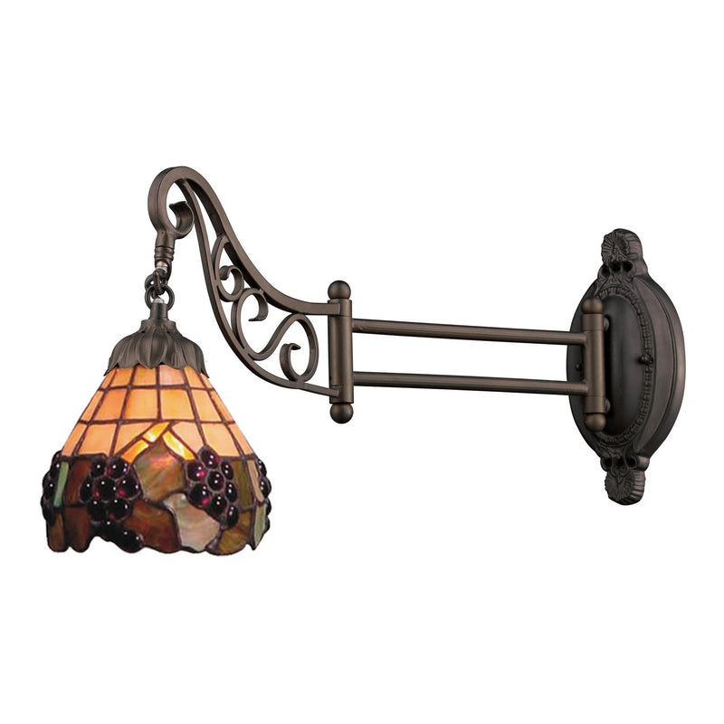 ELK Home 079-TB-07 One Light Wall Sconce, Tiffany Bronze Finish-LightingWellCo