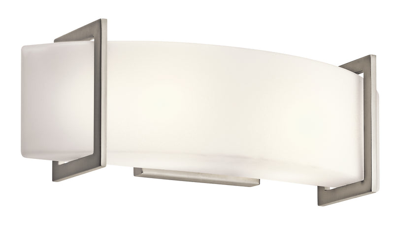 Kichler 45218NI Two Light Linear Bath, Brushed Nickel Finish - LightingWellCo