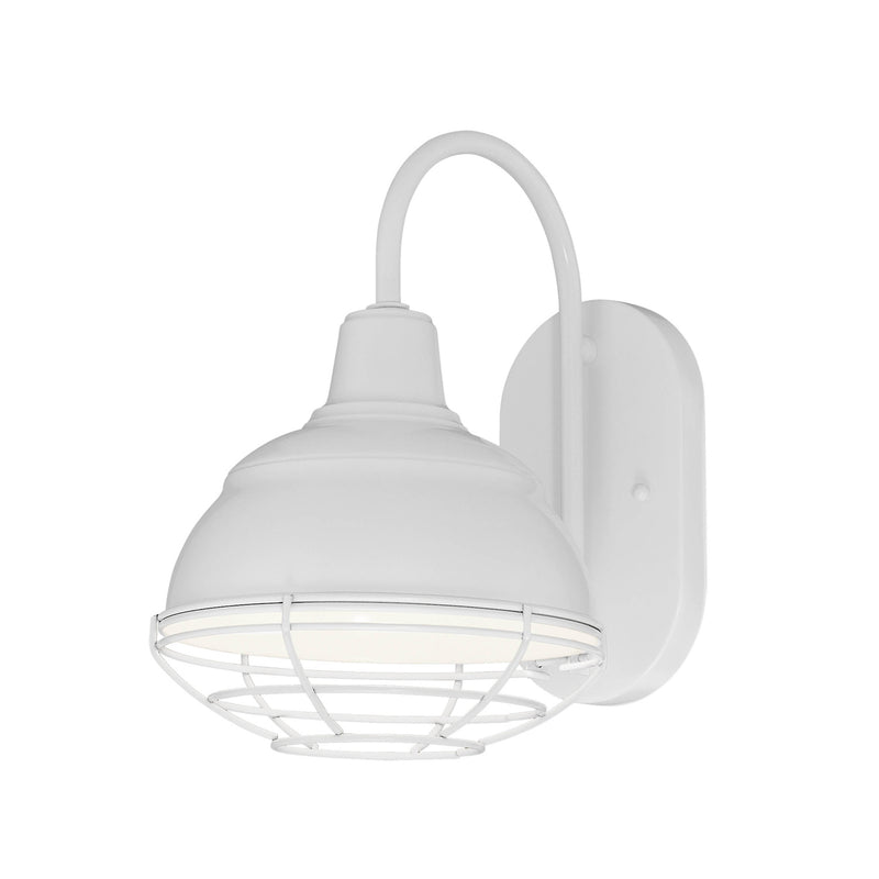 Millennium RWHWB8-WH One Light Wall Bracket, White Finish - LightingWellCo
