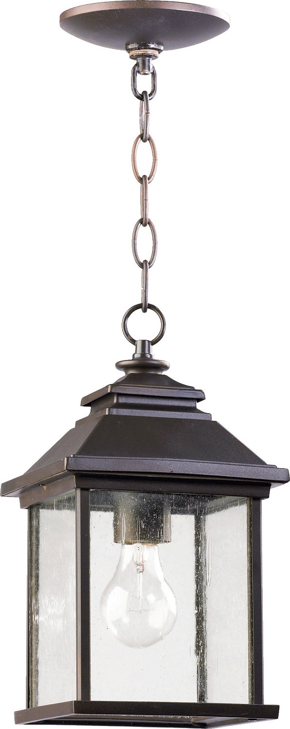 Quorum 7941-7-86 One Light Pendant, Oiled Bronze Finish - LightingWellCo