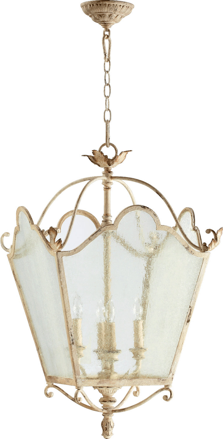 Quorum 6906-4-70 Four Light Entry Pendant, Persian White Finish - LightingWellCo