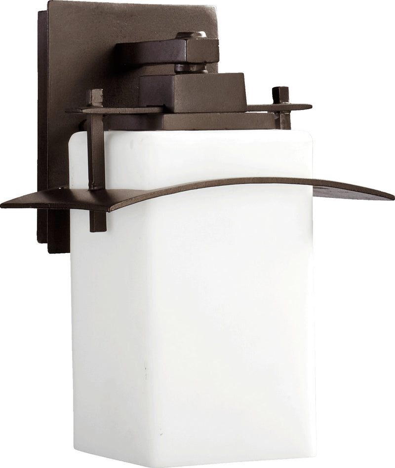 Quorum 7200-8-86 One Light Wall Mount, Oiled Bronze Finish - LightingWellCo