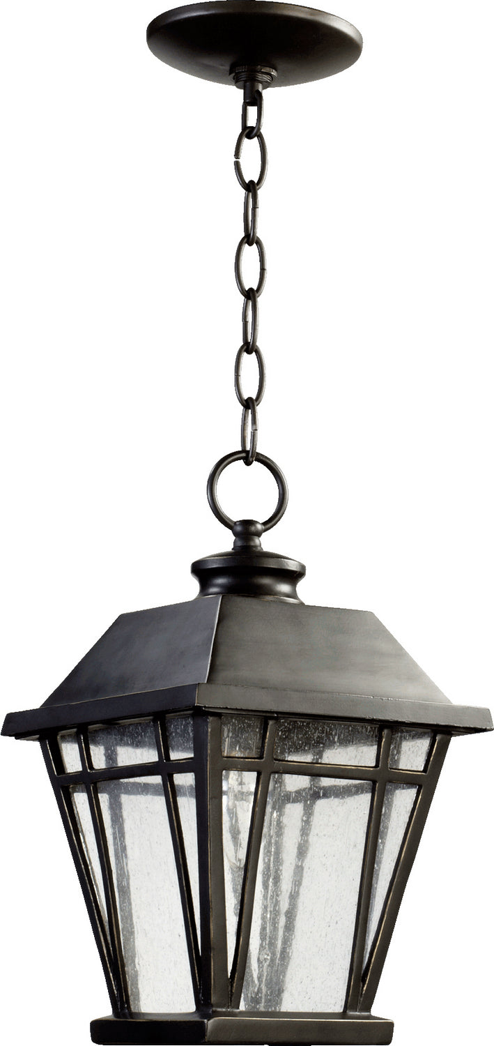 Quorum 765-8-95 One Light Pendant, Old World Finish - LightingWellCo