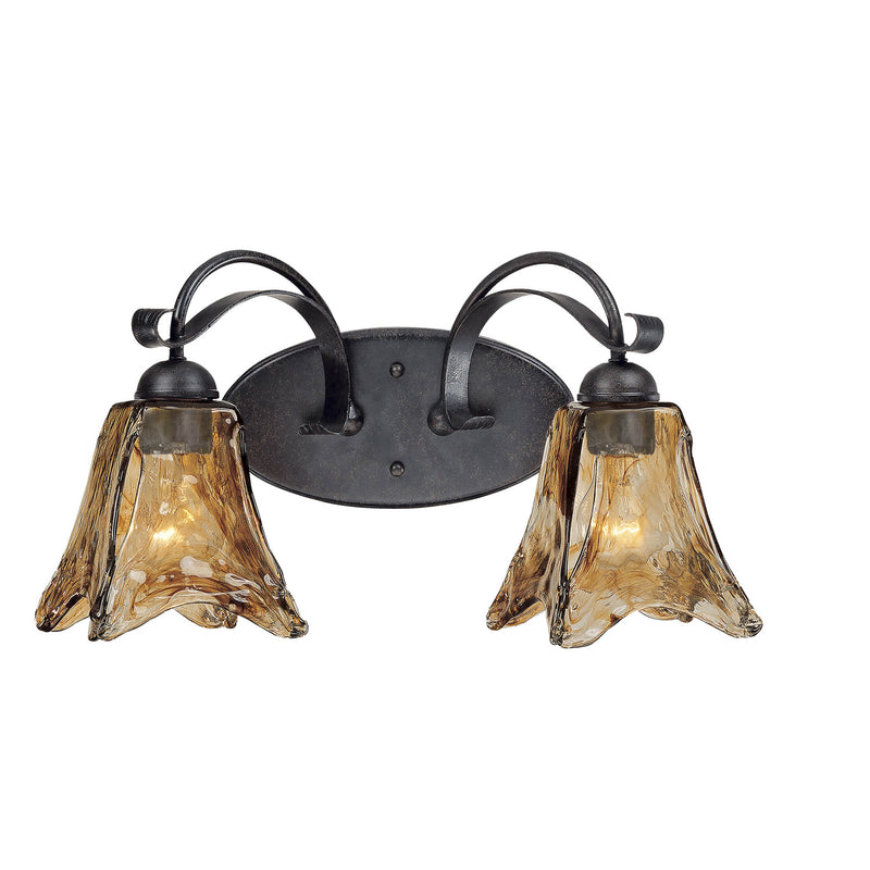 Millennium 7152-BG Two Light Vanity, Burnished Gold Finish - LightingWellCo