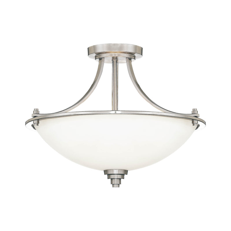 Millennium 7263-SN Three Light Pendant, Satin Nickel Finish - LightingWellCo