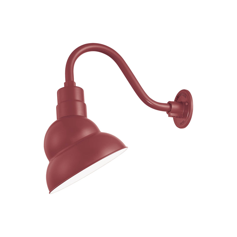 Millennium RES10-SR One Light Pendant, Satin Red Finish - LightingWellCo