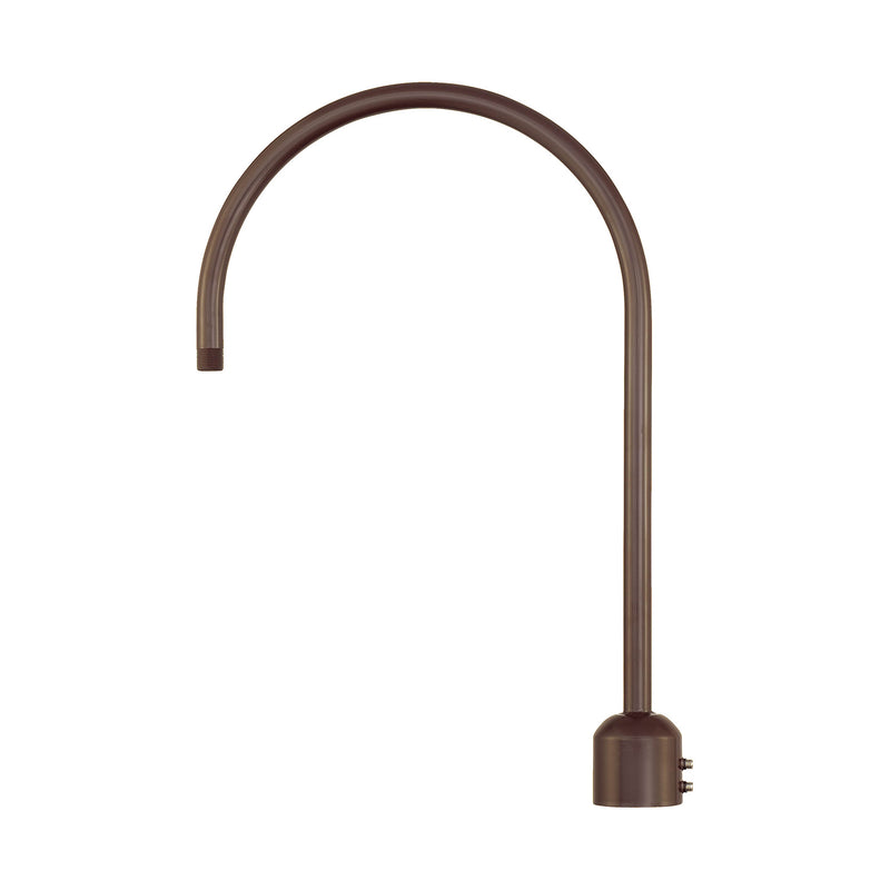 Millennium RPAS-ABR One Light Post Adapter, Architectural Bronze Finish - LightingWellCo