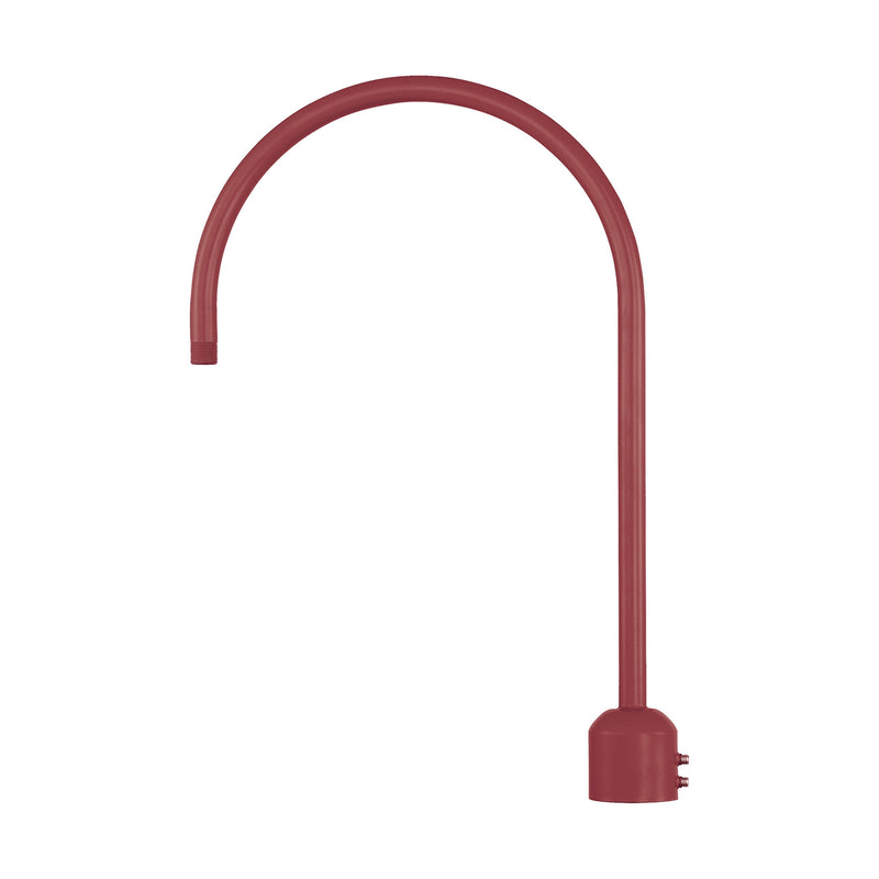 Millennium RPAS-SR One Light Post Adapter, Satin Red Finish - LightingWellCo