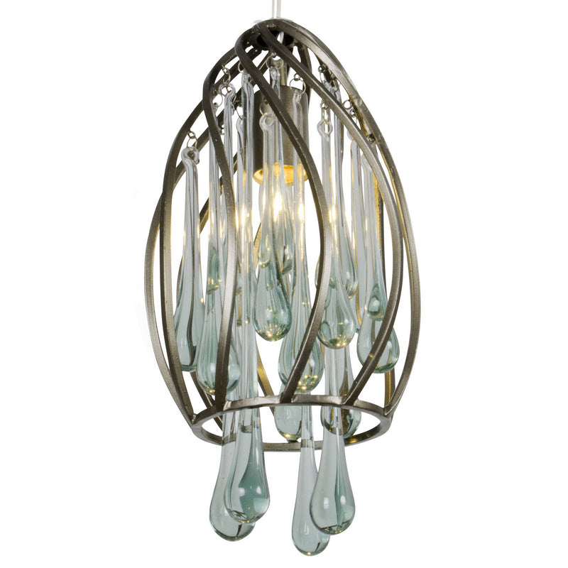 Varaluz 151M01NB One Light Mini Pendant, New Bronze Finish - LightingWellCo