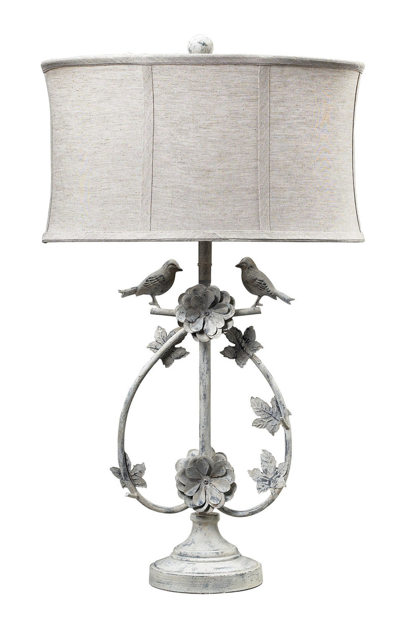 ELK Home 113-1134 One Light Table Lamp, Antique White Finish-LightingWellCo