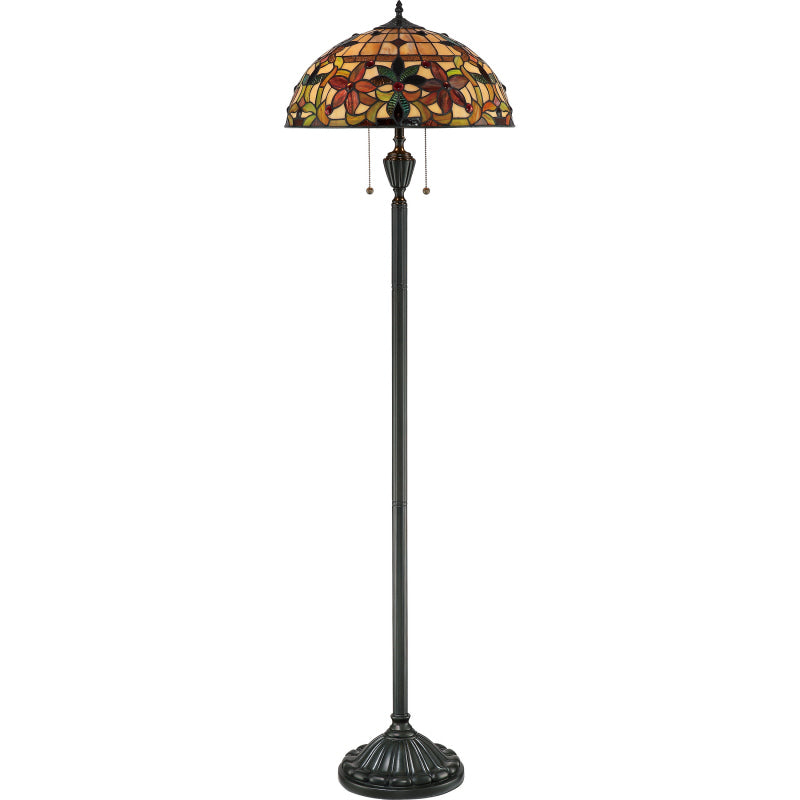 Quoizel TF878F Two Light Floor Lamp, Vintage Bronze Finish - LightingWellCo