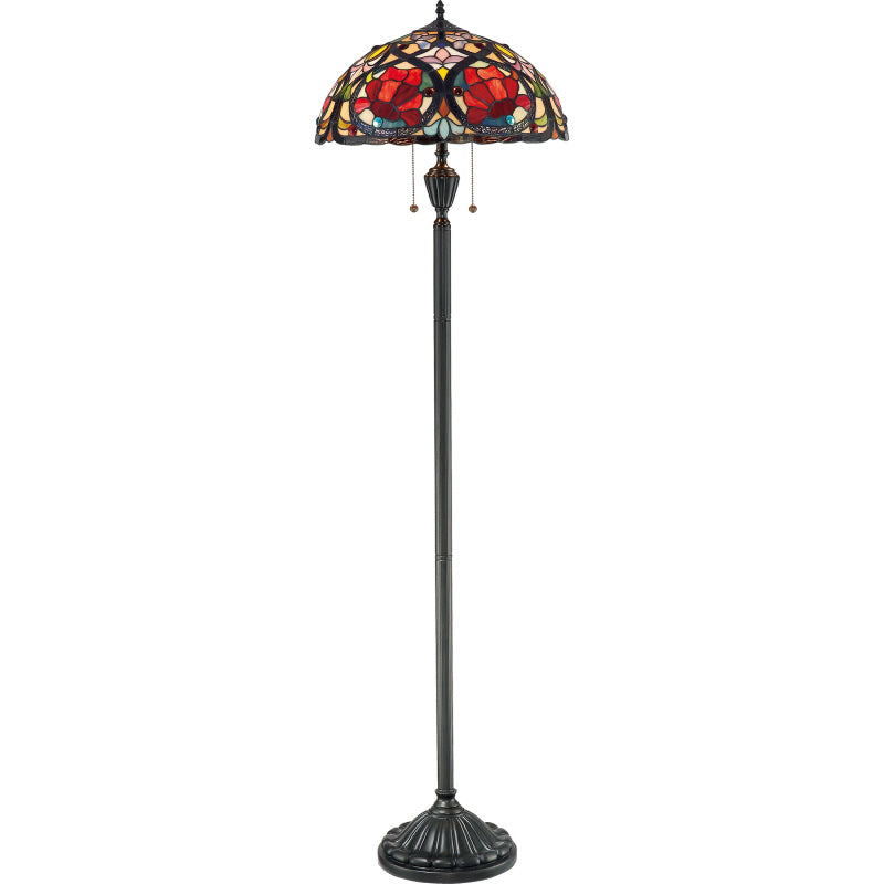 Quoizel TF879F Two Light Floor Lamp, Vintage Bronze Finish - LightingWellCo