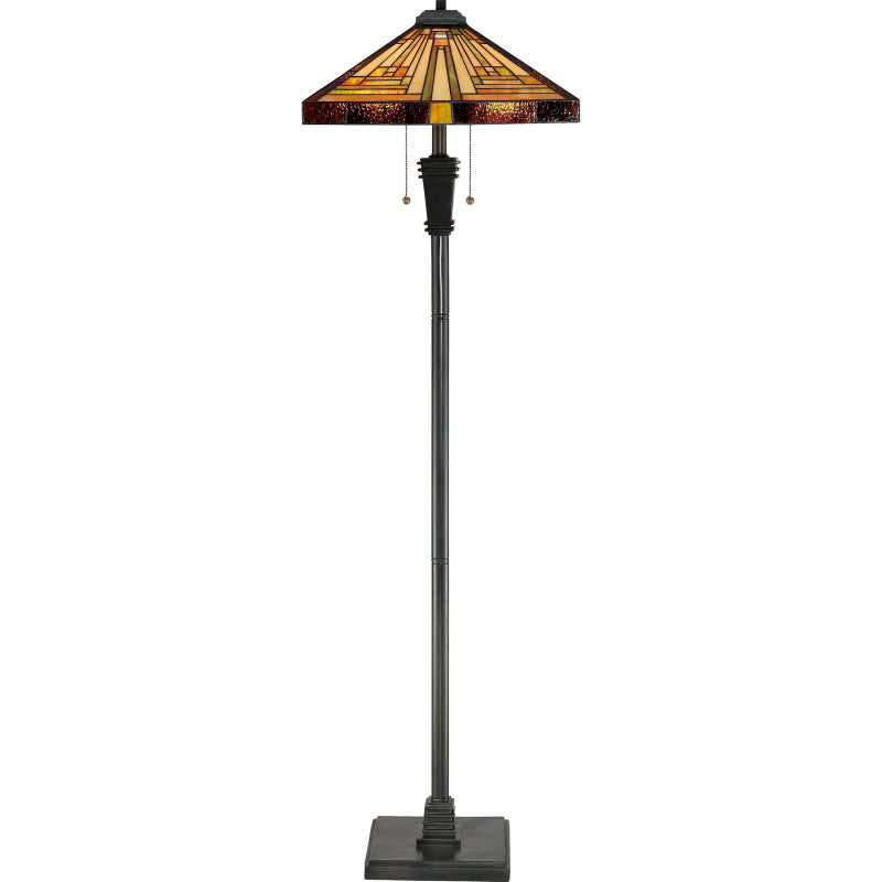 Quoizel TF885F Two Light Floor Lamp, Vintage Bronze Finish - LightingWellCo