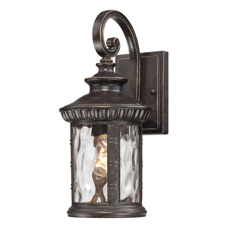 Quoizel CHI8407IB One Light Outdoor Wall Lantern, Imperial Bronze Finish - LightingWellCo