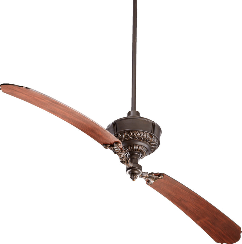Quorum 28682-86 68``Ceiling Fan, Oiled Bronze Finish - LightingWellCo