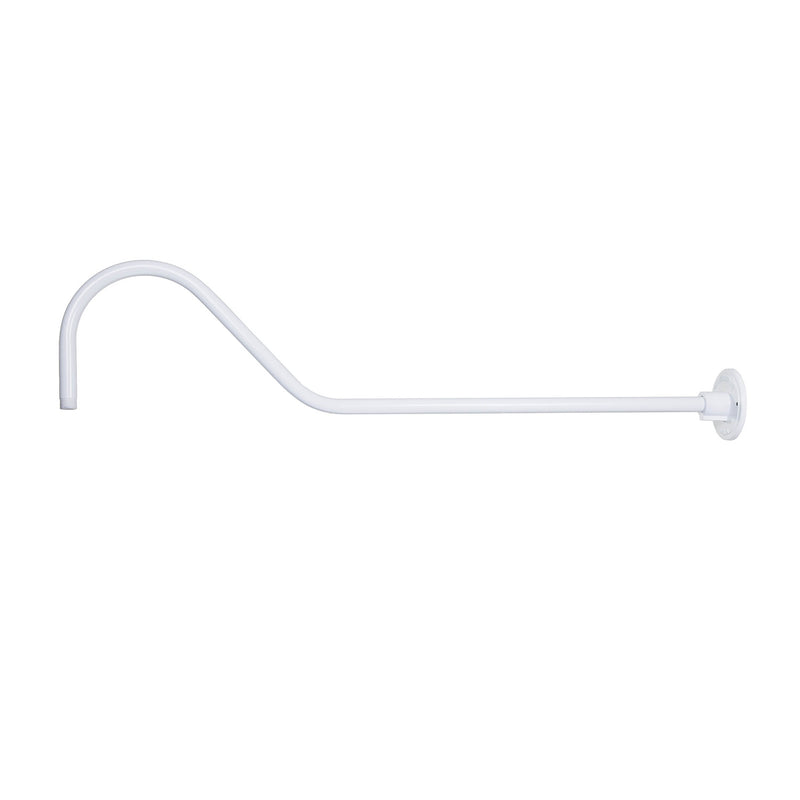 Millennium RGN41-WH Goose Neck, White Finish - LightingWellCo