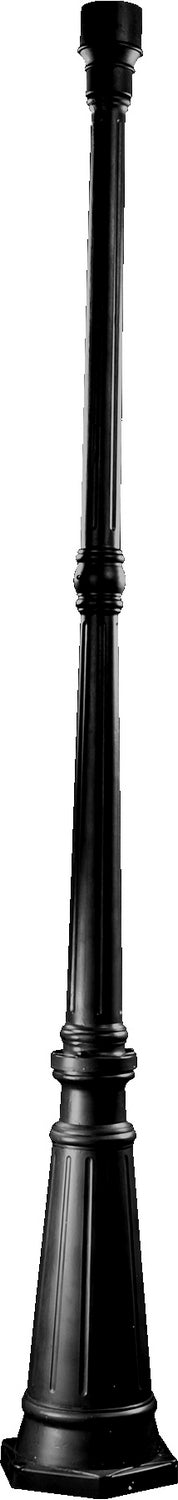 Quorum 71-73-15 Post, Gloss Black Finish - LightingWellCo
