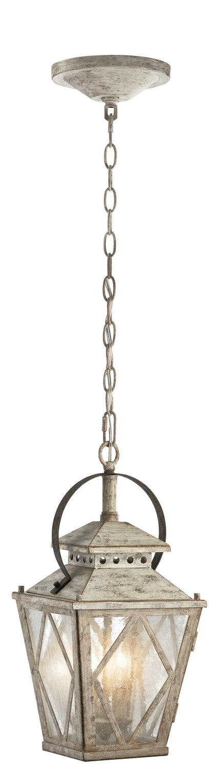 Kichler 43258DAW Two Light Pendant, Distressed Antique White Finish - LightingWellCo