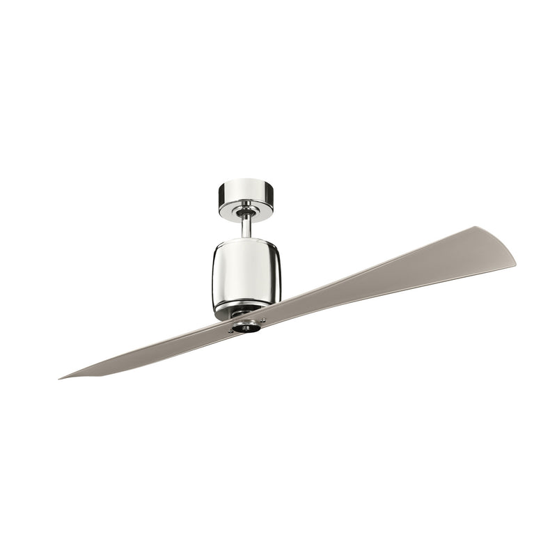 Kichler 300160PN 60``Ceiling Fan, Polished Nickel Finish - LightingWellCo