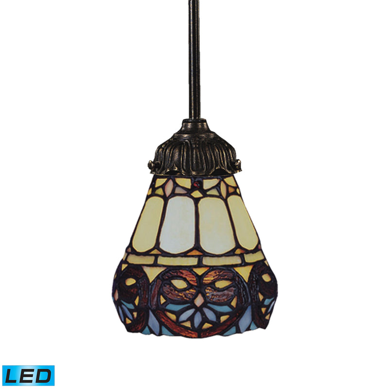 ELK Home 078-TB-21-LED LED Mini Pendant, Tiffany Bronze Finish-LightingWellCo