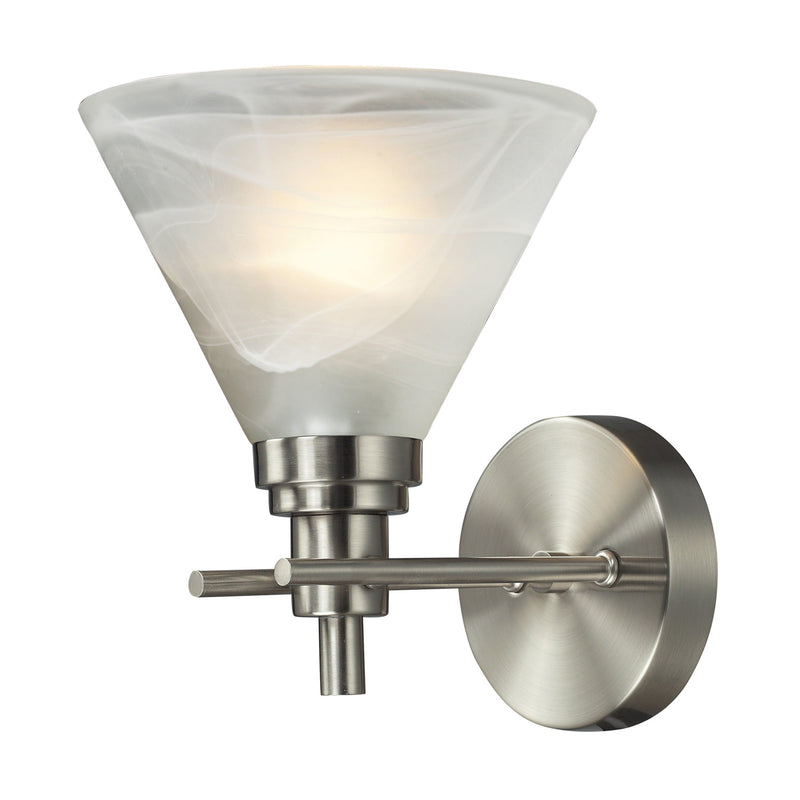 ELK Home 11400/1 One Light Vanity Lamp, Brushed Nickel Finish - At LightingWellCo