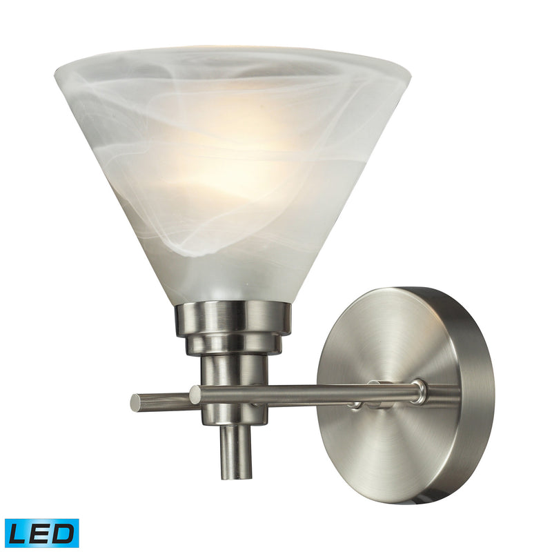 ELK Home 11400/1-LED LED Vanity Lamp, Brushed Nickel Finish - At LightingWellCo