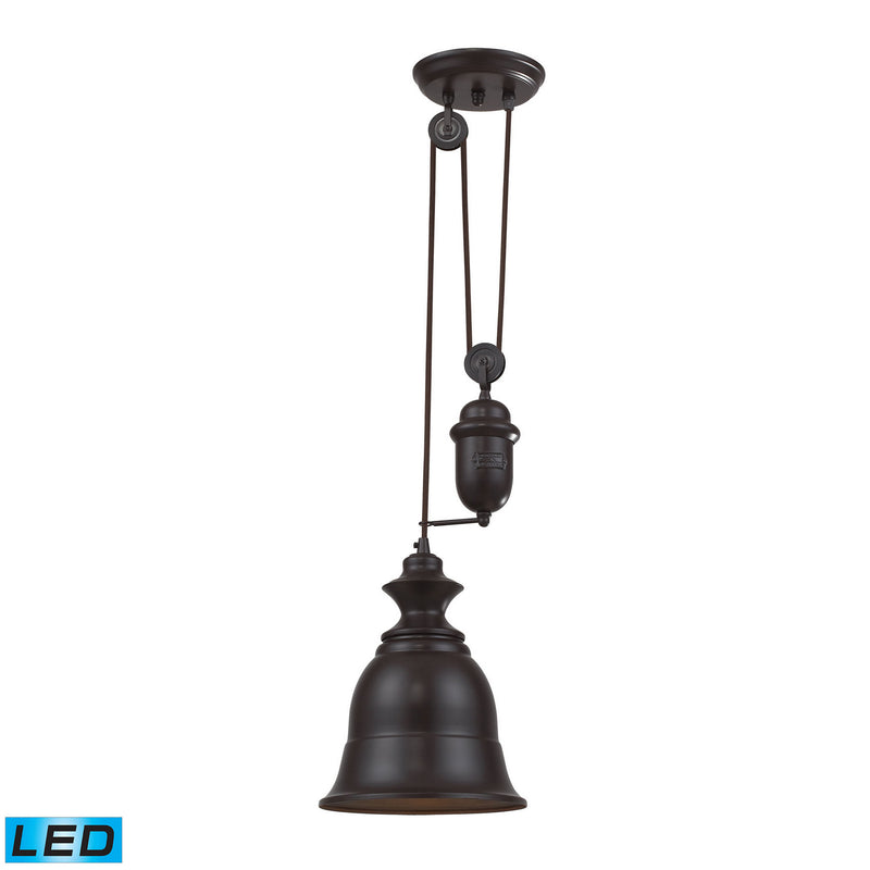 ELK Home 65070-1-LED LED Mini Pendant, Oiled Bronze Finish - At LightingWellCo