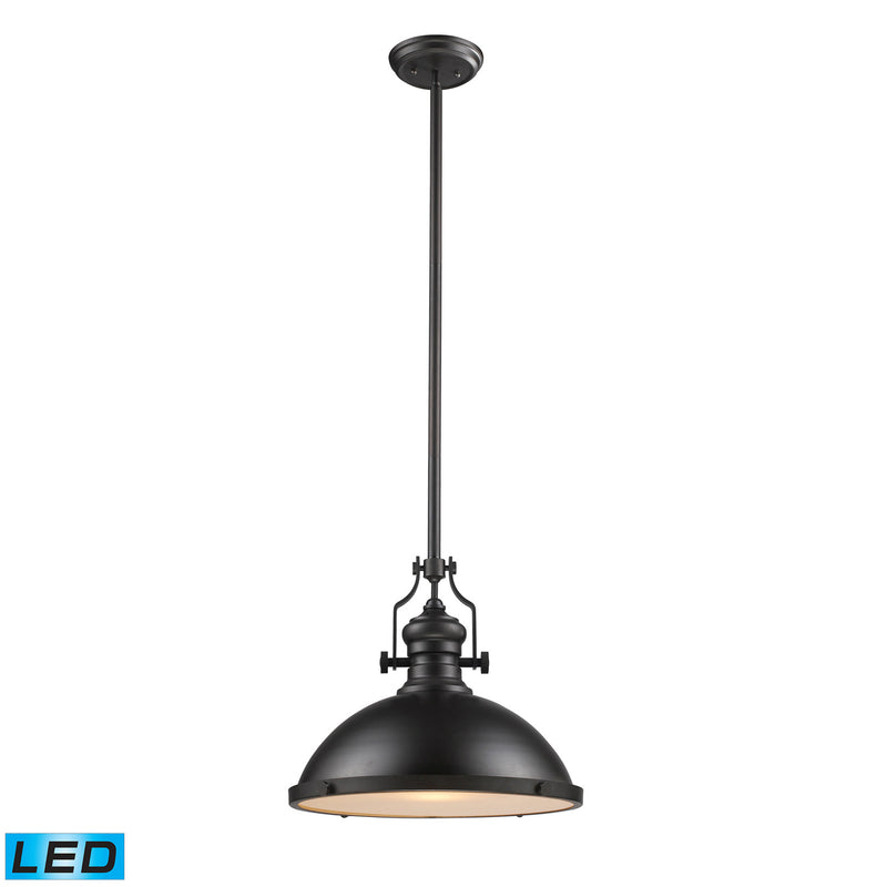 ELK Home 66138-1-LED LED Pendant, Oiled Bronze Finish - At LightingWellCo