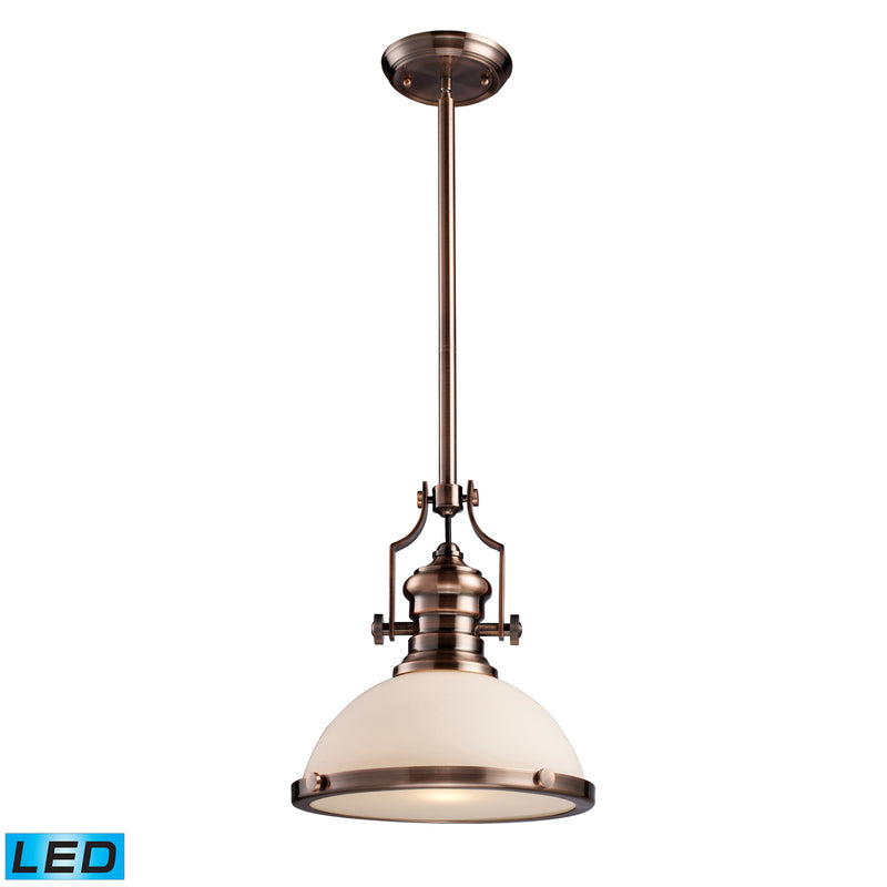 ELK Home 66143-1-LED LED Pendant, Antique Copper Finish-LightingWellCo