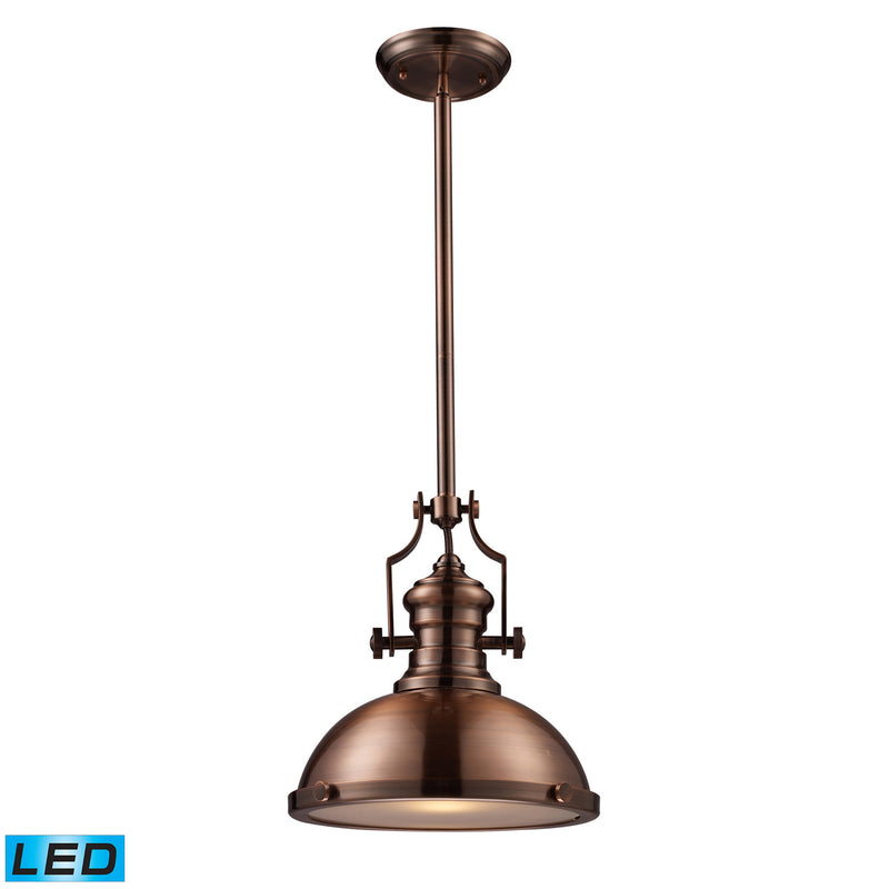 ELK Home 66144-1-LED LED Pendant, Antique Copper Finish-LightingWellCo