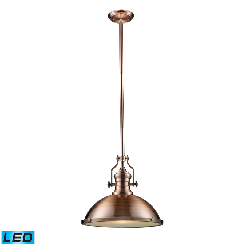 ELK Home 66148-1-LED LED Pendant, Antique Copper Finish - At LightingWellCo