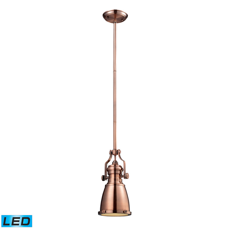 ELK Home 66149-1-LED LED Mini Pendant, Antique Copper Finish-LightingWellCo