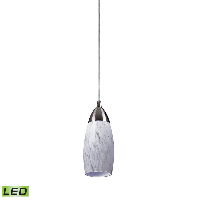 ELK Home 110-1SW-LED LED Mini Pendant, Satin Nickel Finish - At LightingWellCo
