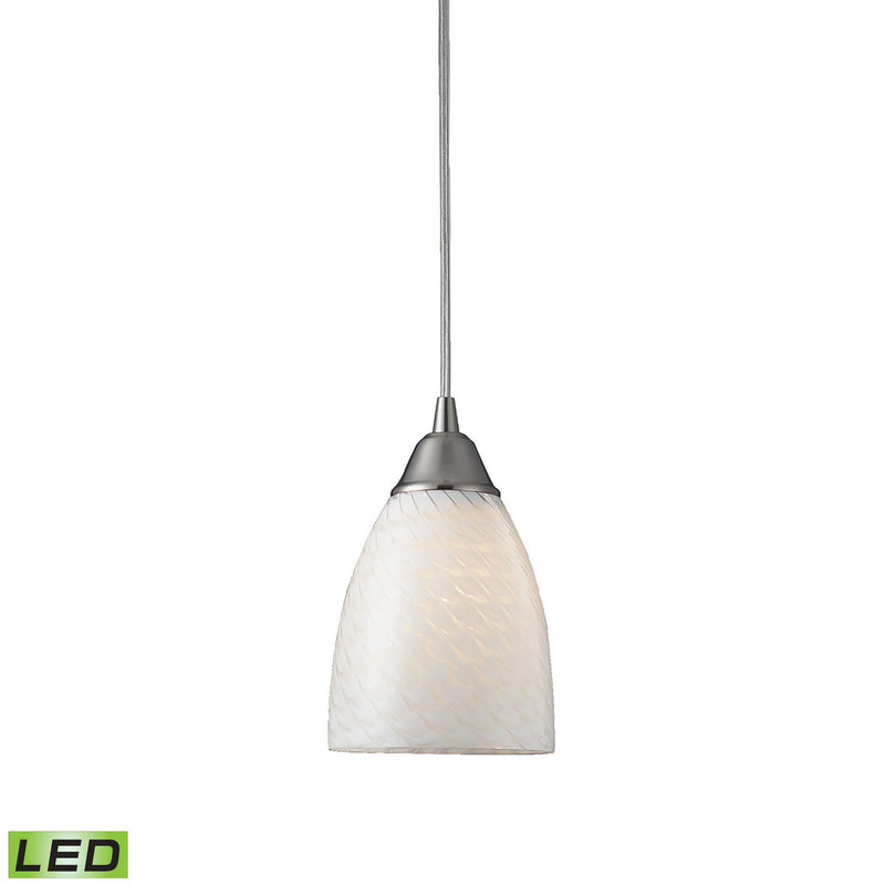 ELK Home 416-1WS-LED LED Mini Pendant, Satin Nickel Finish-LightingWellCo