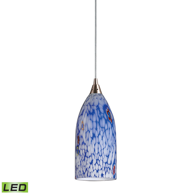 ELK Home 502-1BL-LED LED Mini Pendant, Satin Nickel Finish-LightingWellCo