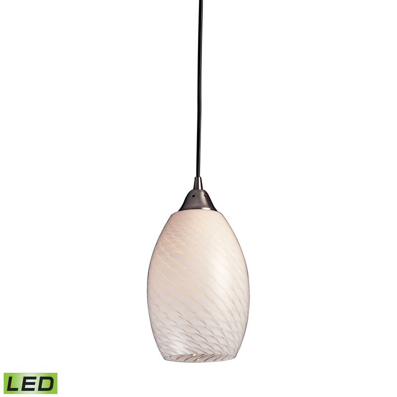 ELK Home 517-1WS-LED LED Mini Pendant, Satin Nickel Finish-LightingWellCo