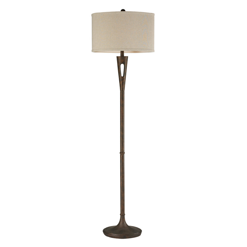 ELK Home D2427 One Light Floor Lamp, Burnished Bronze Finish-LightingWellCo